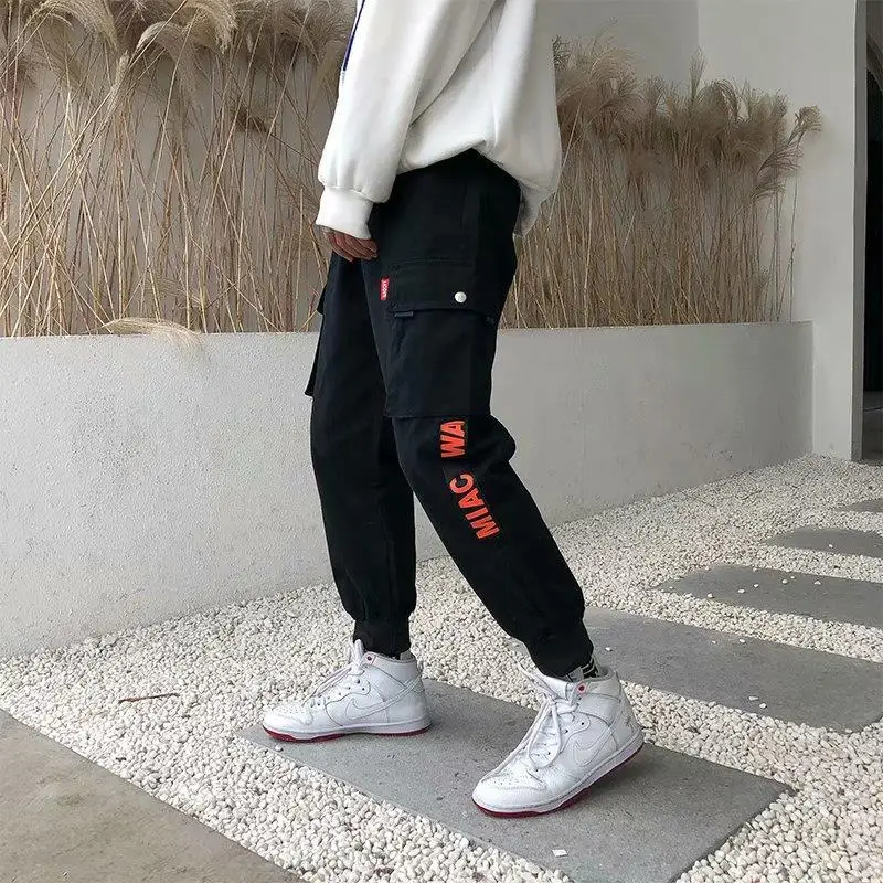 Мужские повседневные брюки Zogaa черные синие комбинезоны Популярные Молодежные