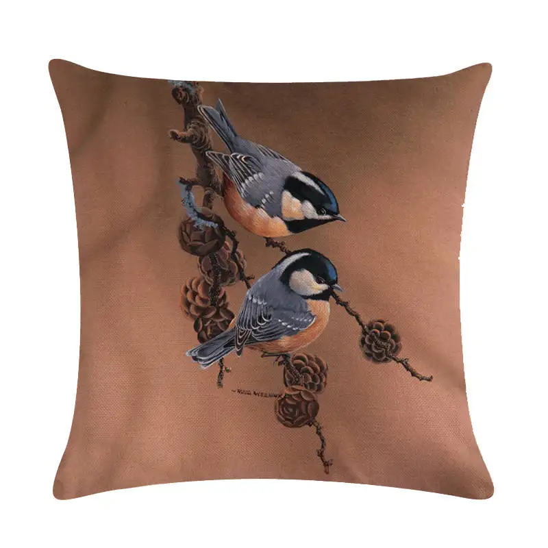 Наволочки 45*45 см kingfisher Birds подушки с узором декоративные наволочки для дома