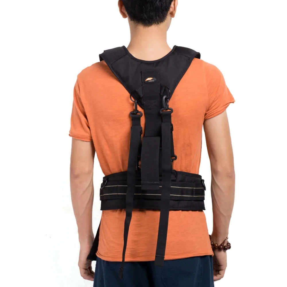 Многофункциональный двойной наплечный ремень SAFROTTO с поясным ремнем для Canon Nikon Sony