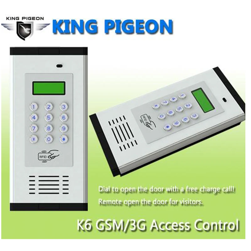 3G GSM система контроля доступа домофон поддерживает RFID карты для квартиры