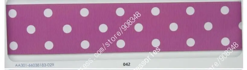 25 1-1/2 ''38 мм полиэстер горошек печатные корсажная лента пятна dotty ленты для волос аксессуары - Цвет: 25