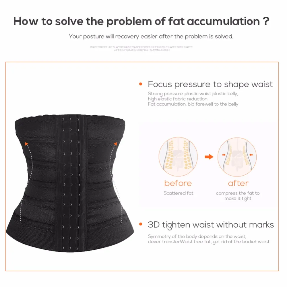 Waist Slimming modeling strap shaper underwear waist trainer Women Shapewear body slimming belt Shaper Bodysuit | Женская одежда