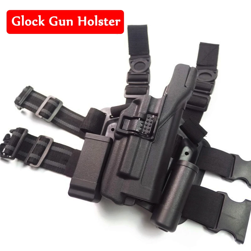 Фонарь с подшипником LV3 Glock 17 кобура для правой руки быстрая прямая тактическая 19