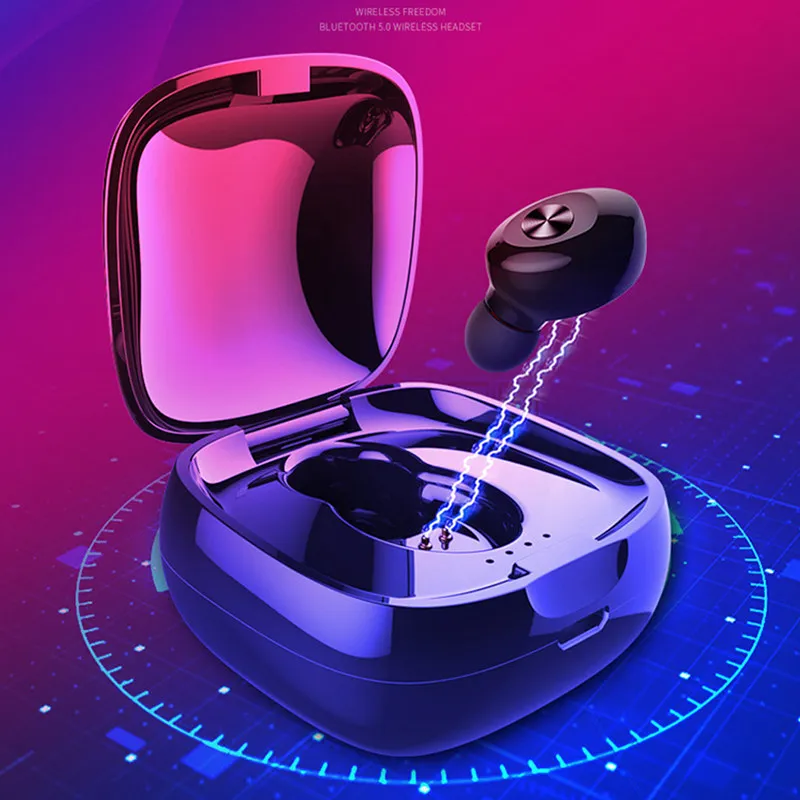 Hangrui 5,0 TWS беспроводные наушники Airdots Bluetooth HIFI спортивные водонепроницаемые наушники Handsfree Bluetooth наушники USB гарнитура