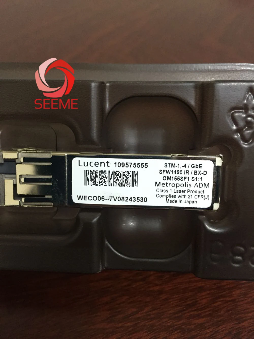 

Lucent 109575563 OM155SF2 S1:1 SFP одномодовый SFW1490 IR/BX-D