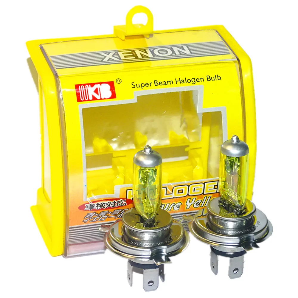 

2x HB2 9003 H4 100/90W 3000K Xenon Yellow Auto Super Beam Halogen Bulb Car Headlights Bulb Fog Light Lamp Automobile Head Light