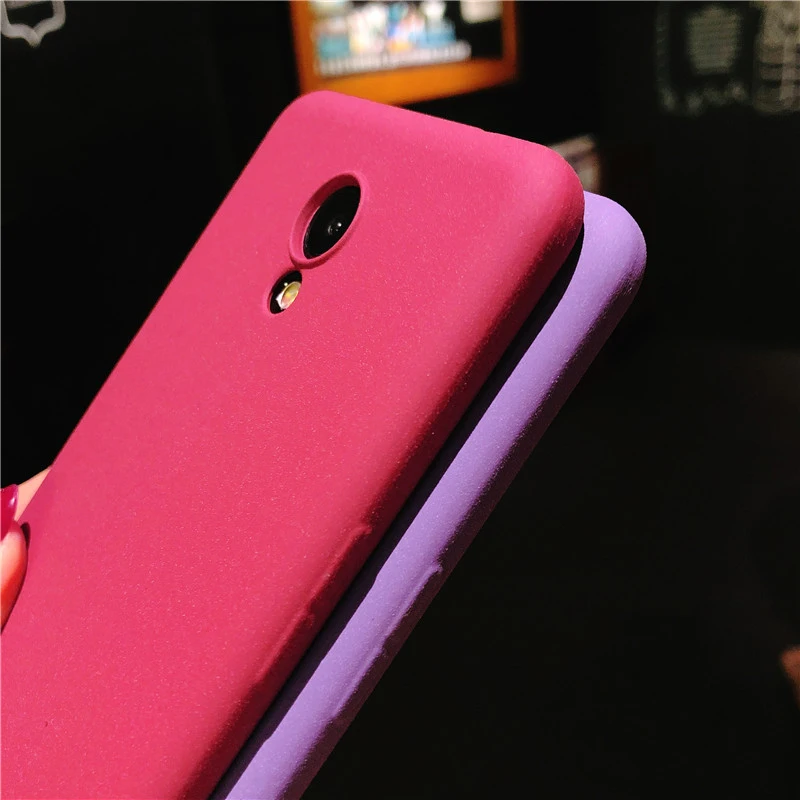 Роскошный Матовый чехол из ТПУ с текстурой песка для Meizu M6S M6T M3 M5 M6 NOTE E E2 E3 MX5 MX6 PRO 6 6T