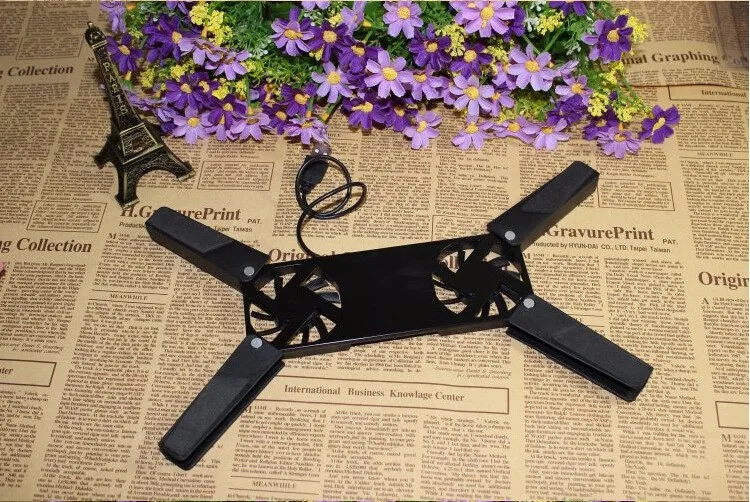 Высококачественный вращающийся usb вентилятор для ноутбука ПК 2 вентилятора