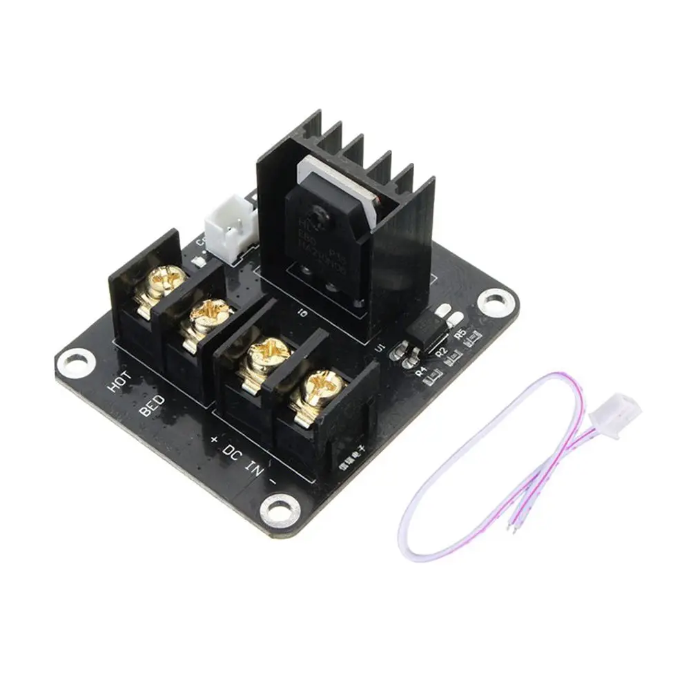 2 Pack 3D Printer Parts General Add-on Heated Bed Power Expansion Module for with Cable Black | Компьютеры и офис