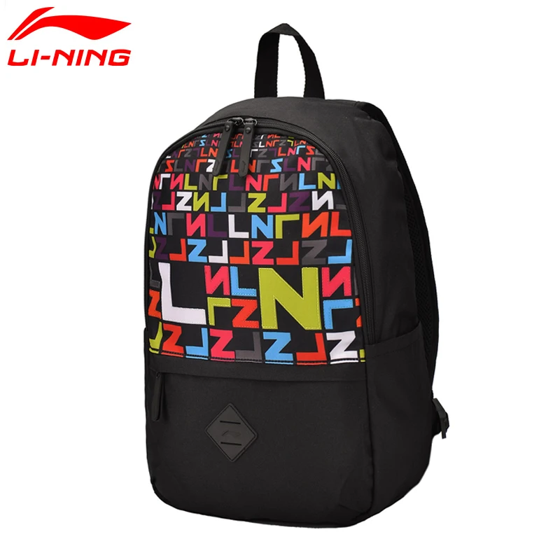 Городской Спортивный Рюкзак Li Ning унисекс тренировочный полиэстровый рюкзак с