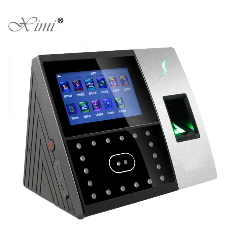 ZK IFACE702 Linux Системы уход за кожей лица и Fingerpint Система контроля доступа с резервным