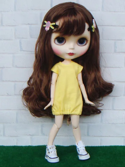 1 комплект, повседневное спортивное пальто и платье для Blyth Barbies Licca Azone 1/6 bjd Momoko, кукольная одежда, аксессуары