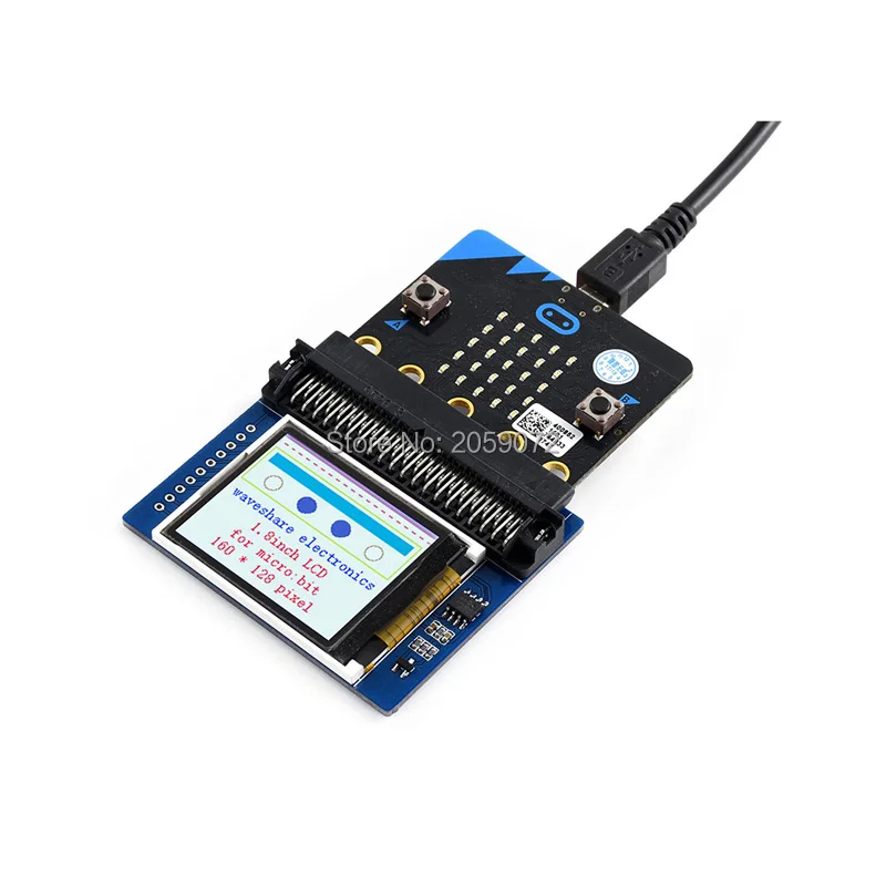 BBC micro:bit 2 5-дюймовая плата модуля расширения ЖК-дисплея | Компьютеры и офис