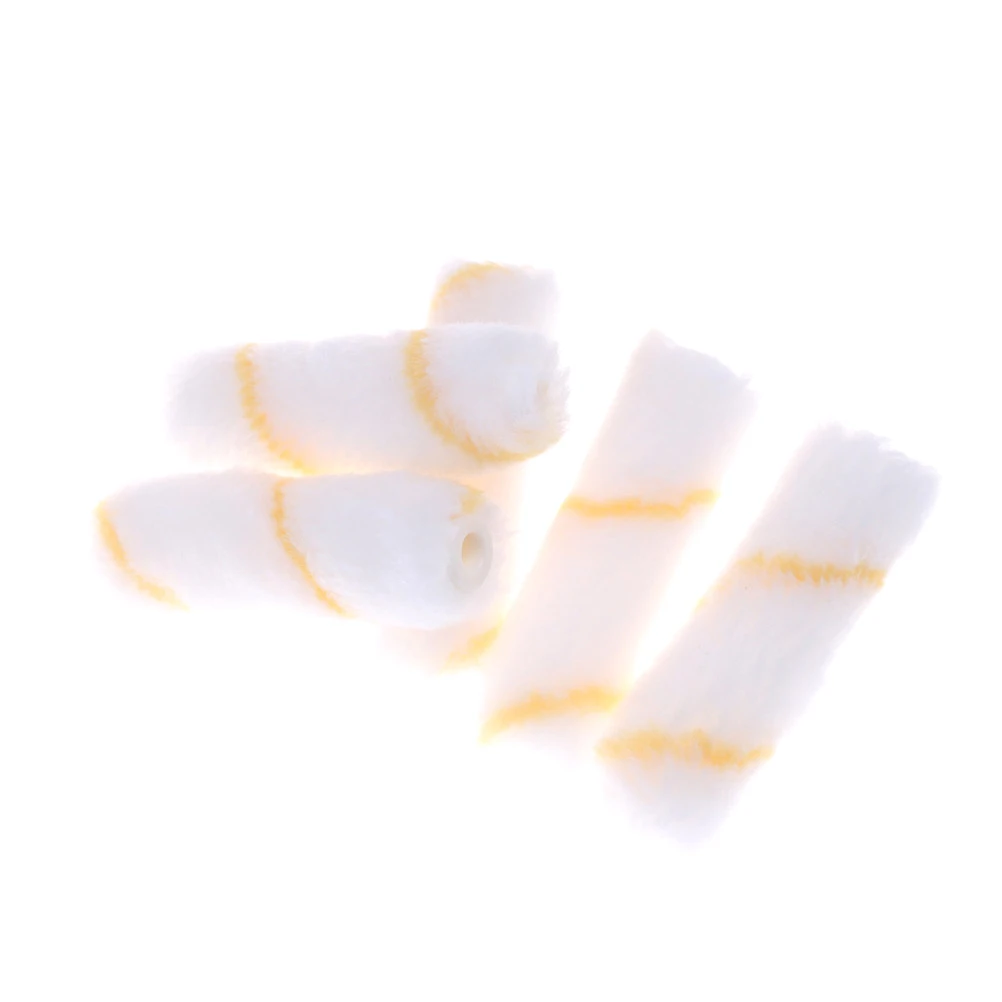 

5 Pcs Paint Roller Covers 10mm Mini Paint Roller Edger Trim Roller Hot Sale