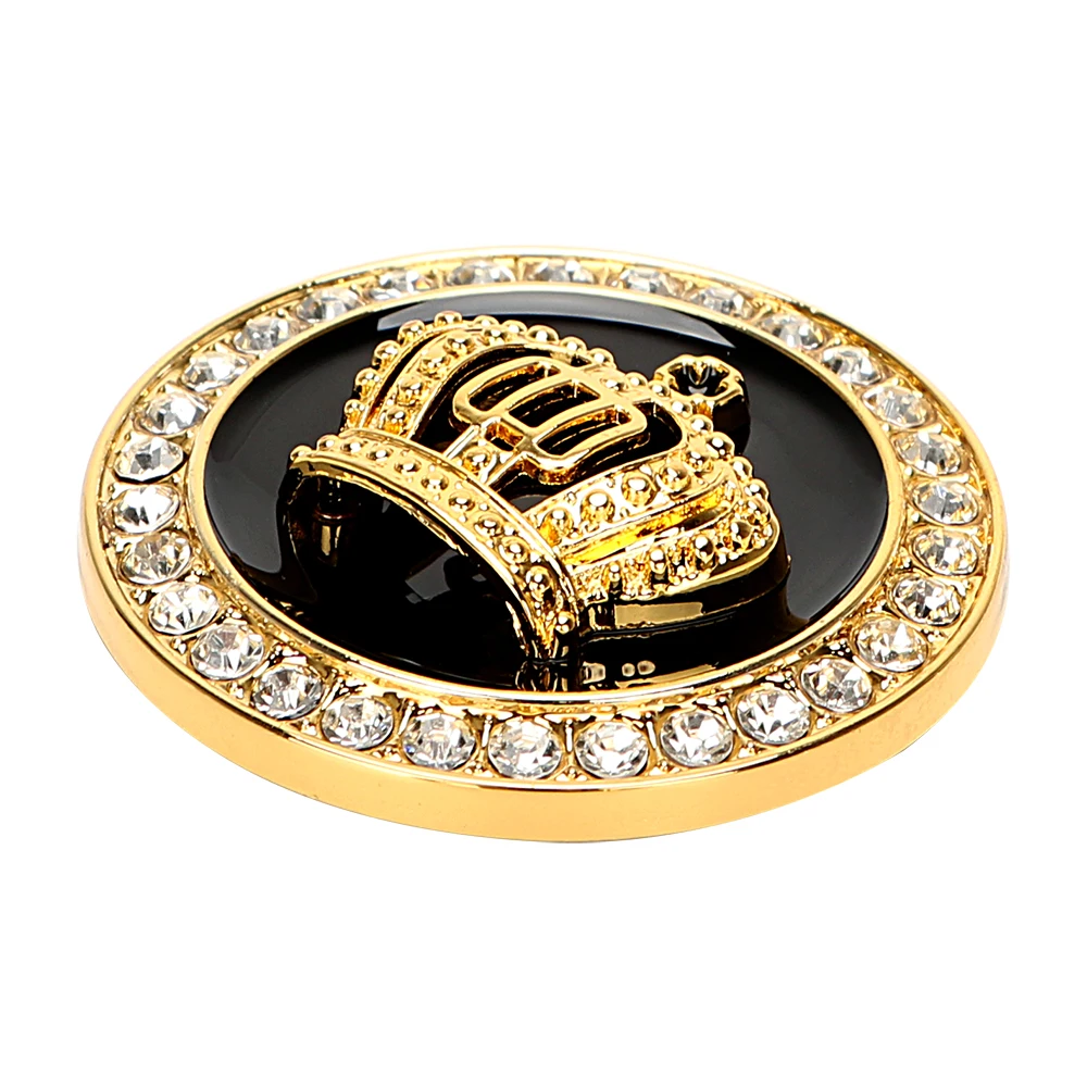 Персонализированная Автомобильная 3D наклейка металлический значок с алмазной