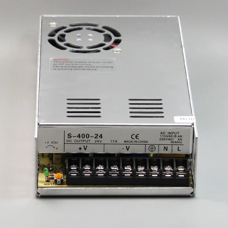 Блок питания 400W 24V 16.5A мини размер ac dc конвертер m s 400 24 переменный регулятор