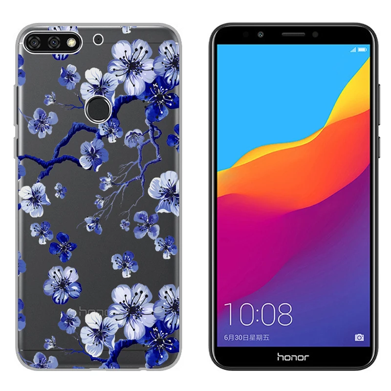 Для Huawei Y7 Prime 2018 5 99 дюйма Чехол Мягкий Силиконовый ТПУ защитный чехол на заднюю