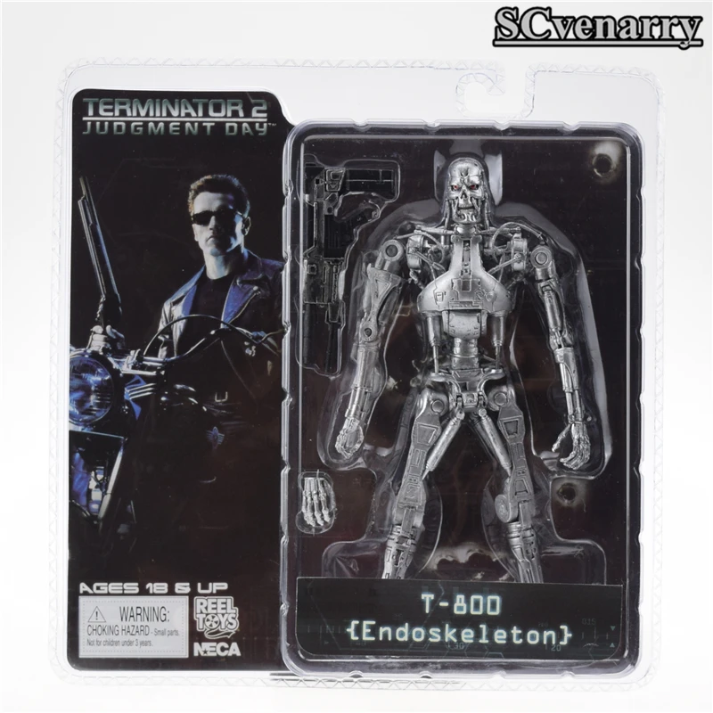 Нека Терминатор 2 фигурка T 800 эндоскелет Классическая игрушка 7 &quot18 см|figure