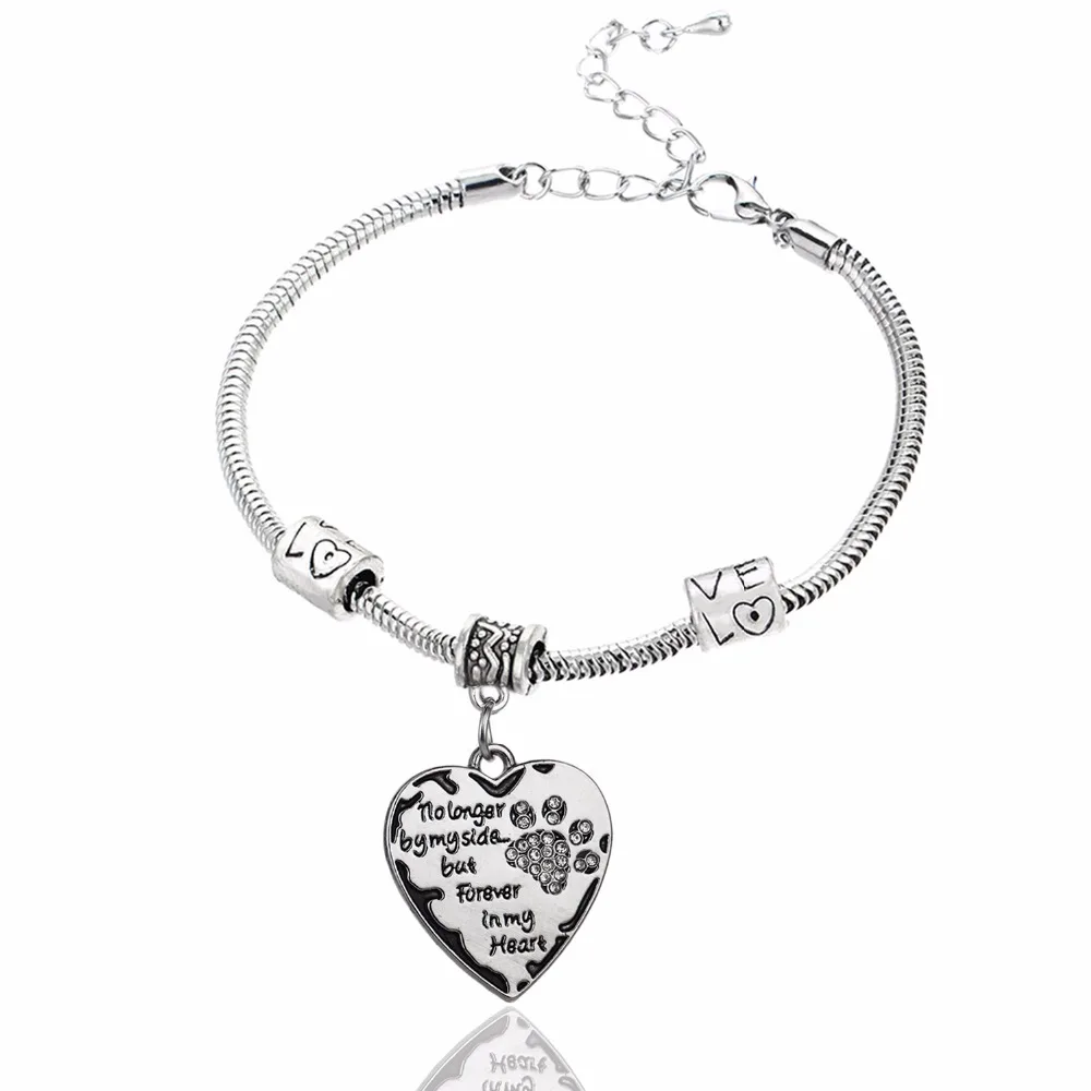 Браслет с кристаллами в виде лапы розовый и черный цвета|bracelet bracelet|clear braceletforever