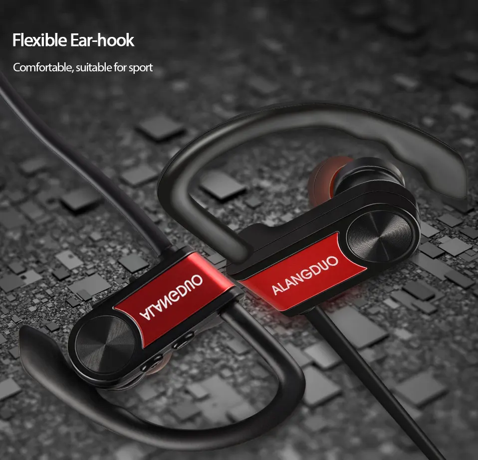 Беспроводные Bluetooth наушники с микрофоном, спортивные наушники для бега, наушники с защитой от пота, наушники auricolari drahtlose kopfhorer
