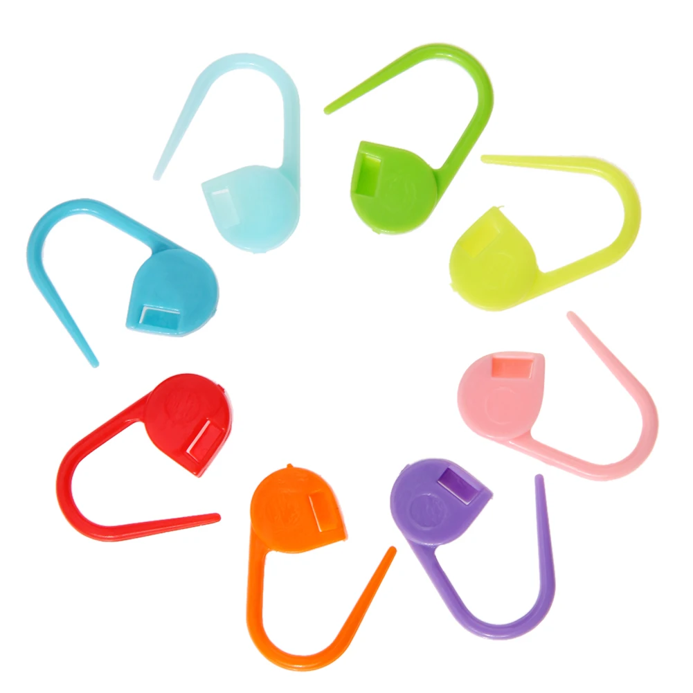 100 шт. фиксатор стежка маркер фиксаторы пластиковые кольцевые маркеры для