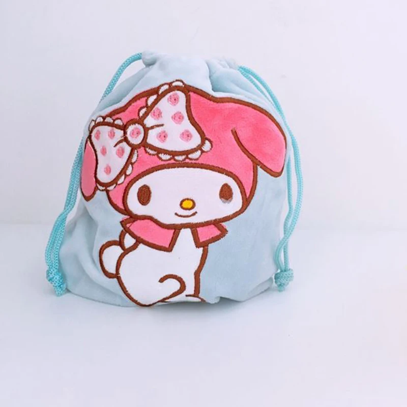 1 шт. прекрасный мой музыкальный плюшевый кошелек мультфильм Drawstring Карманный плюшевый мешок для монет для девочек плюшевые игрушки