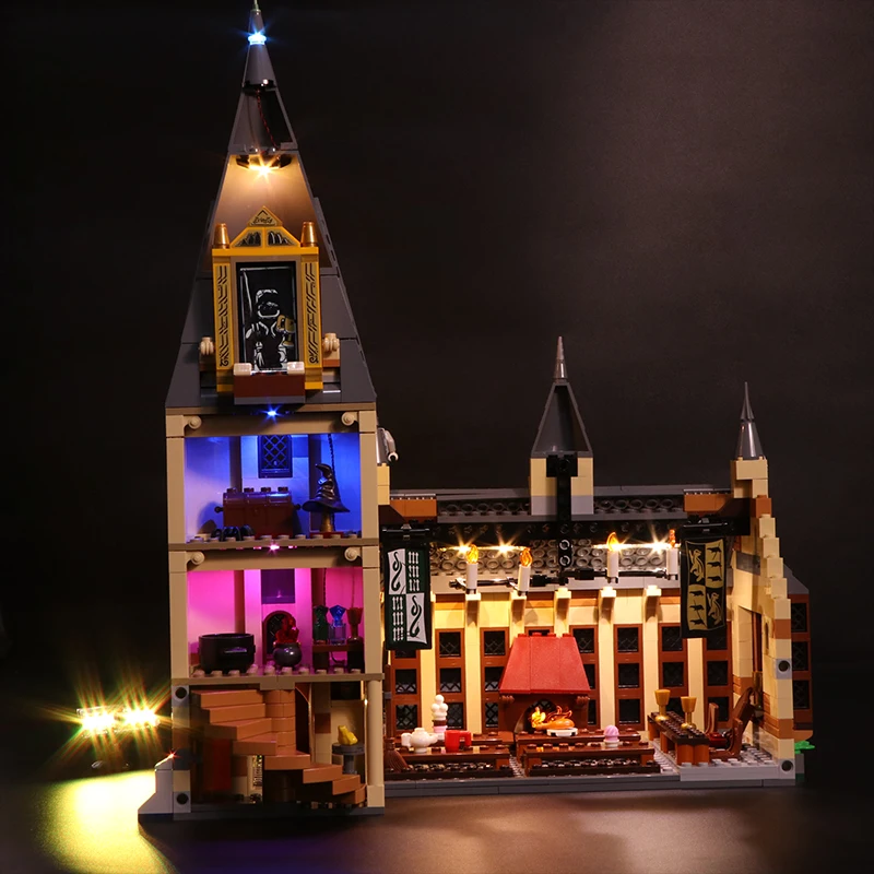 Светильник кой для Lego 75954 Гарри кино совместимый 16052 конструктор Хогвартс Great Hall