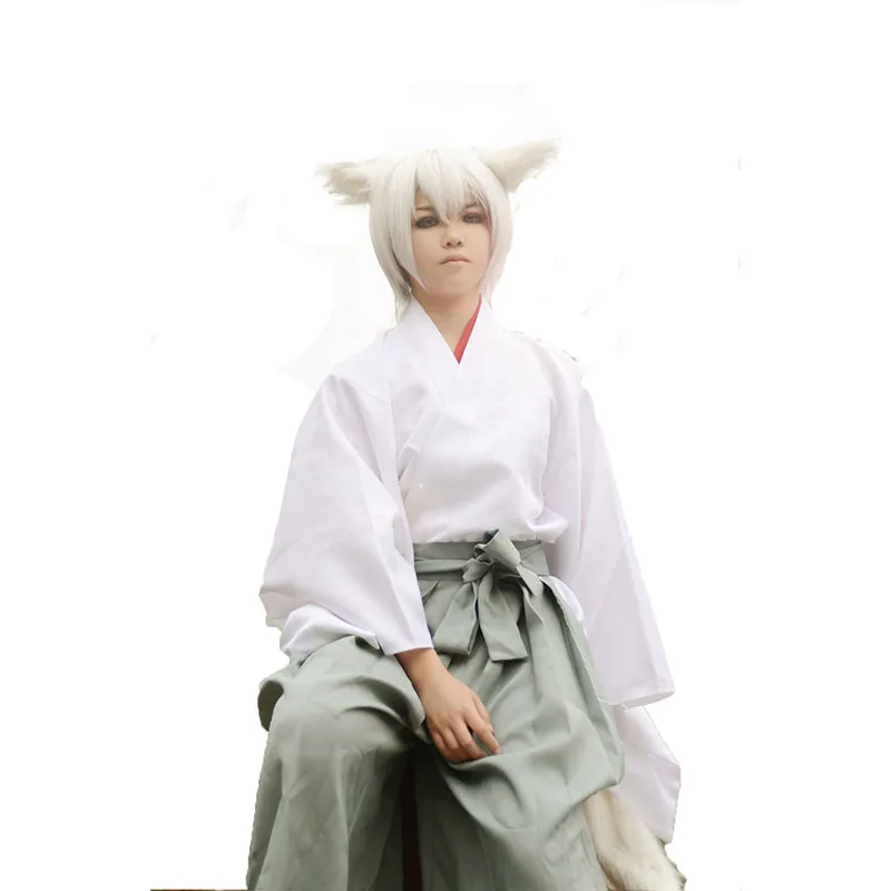 Кимоно Kamisama Kiss Hajimemashita Tomoe косплей костюм топы + брюки воротник уши хвост 11 |