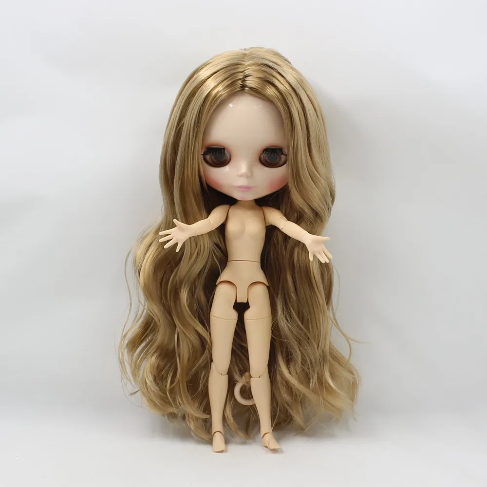 Ледяной DBS Blyth кукольные нет. BL3504 шарнирное тело светлые вьющиеся волосы из белой