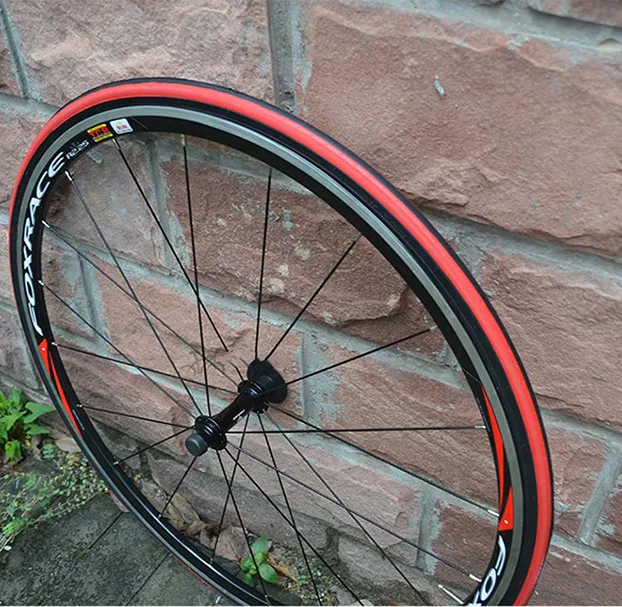 KENDA велосипедные шины 700 fixie велосипедные шины 700* 23C bicicleta pneu 700C сверхлегкие 430 г Ретро гоночные шины для шоссейных велосипедов красные желтые боковые - Цвет: hongse