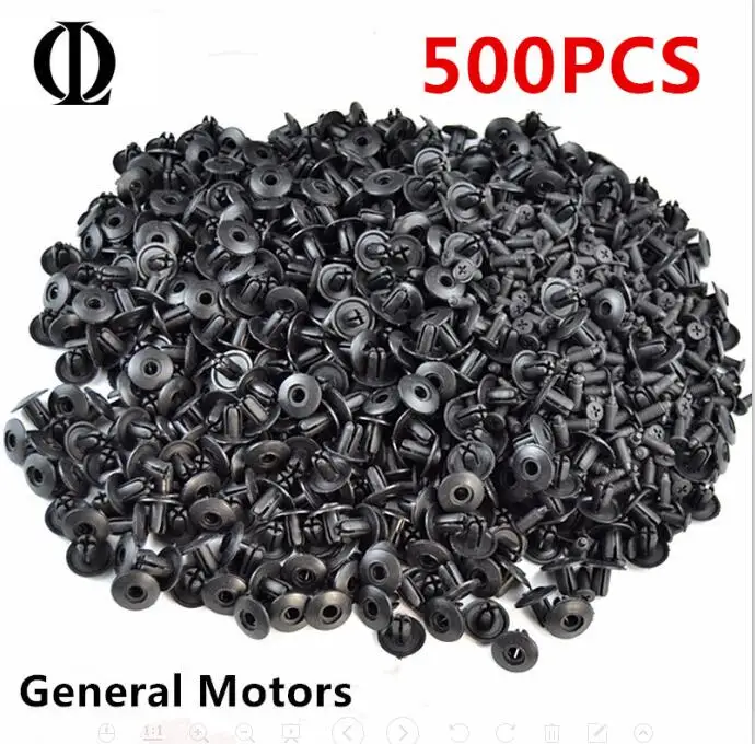 Универсальный тип 8 мм Автомобильный пластиковый удлиняющий винт заклепка