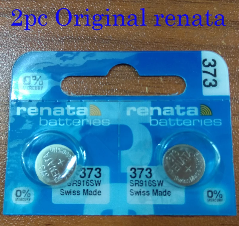 Аккумулятор для часов renata 373 SR916SW 916 1 55 в 2 шт.|watch battery 373|battery 373watch |