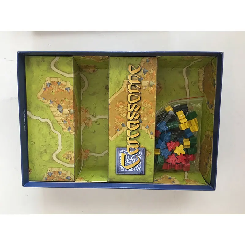 Настольная игра Carcassonne на английском языке 2 5 игроков для всей семьи|Карточные