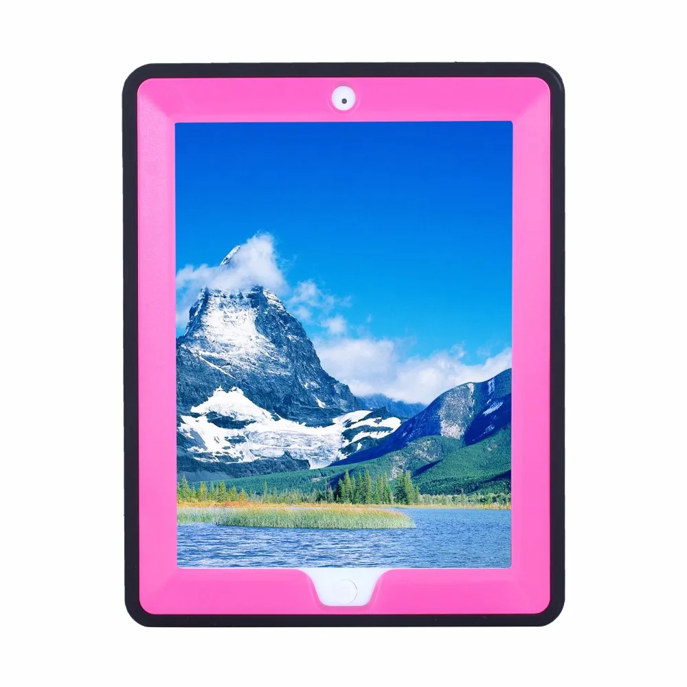 Для iPad 2/3/4 планшет резиновый чехол для iPad 3 Слои амортизация Броня Защитная крышка с подставкой для iPad 2 2nd 3rd 4th поколения