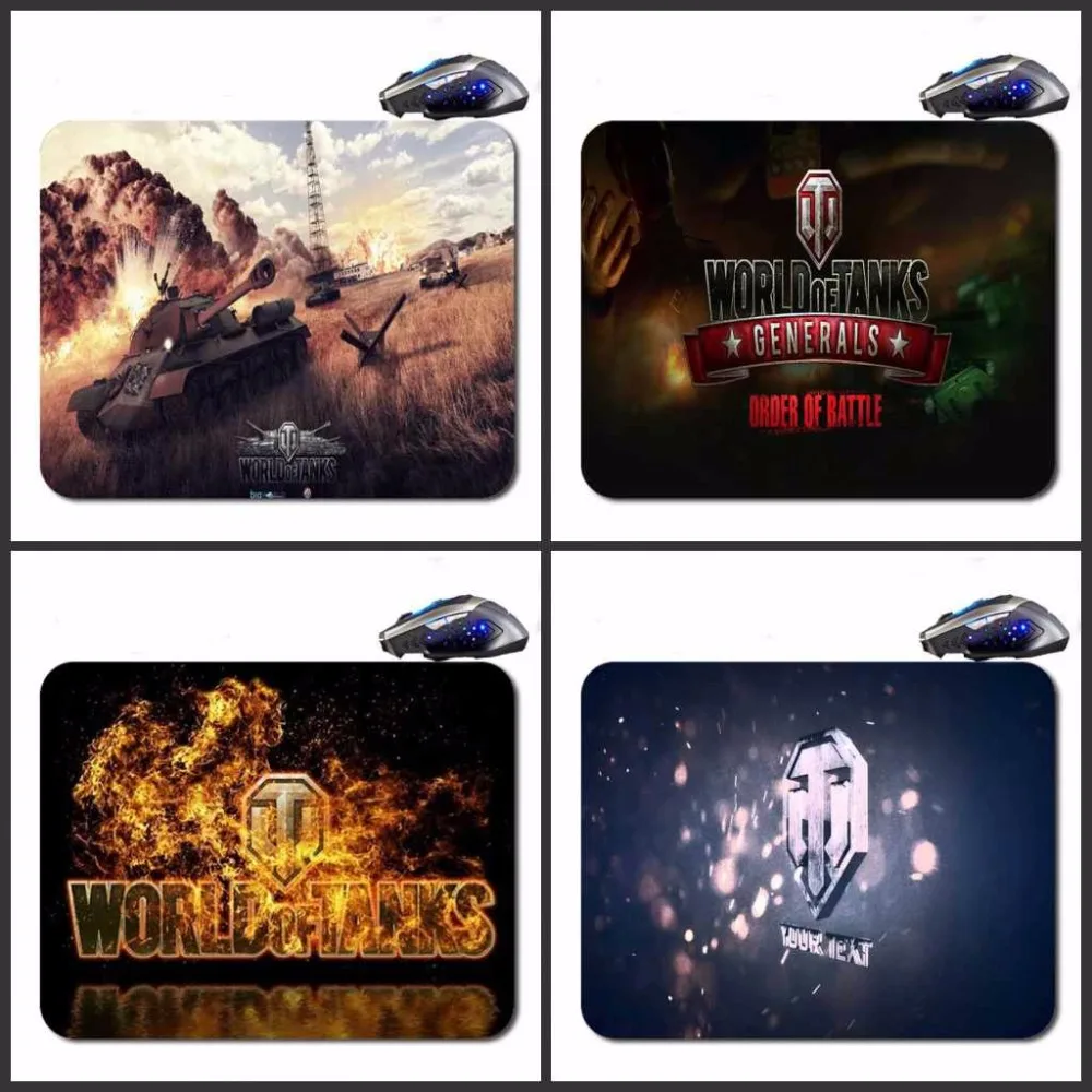 

Mairuige 3D Printing World Of Tank Logo Game Rubber Desk Mouse Pad/Optical Mouse Pad/Notebook Mouse Pad/Anti-Slip Mouse Pad