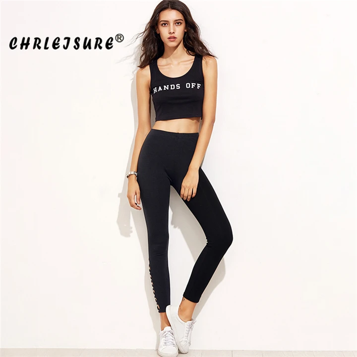 CHRLEISURE эластичные леггинсы Женские однотонные леггинсы для фитнеса тренировок брюки женские модные уличные полые леггинсы