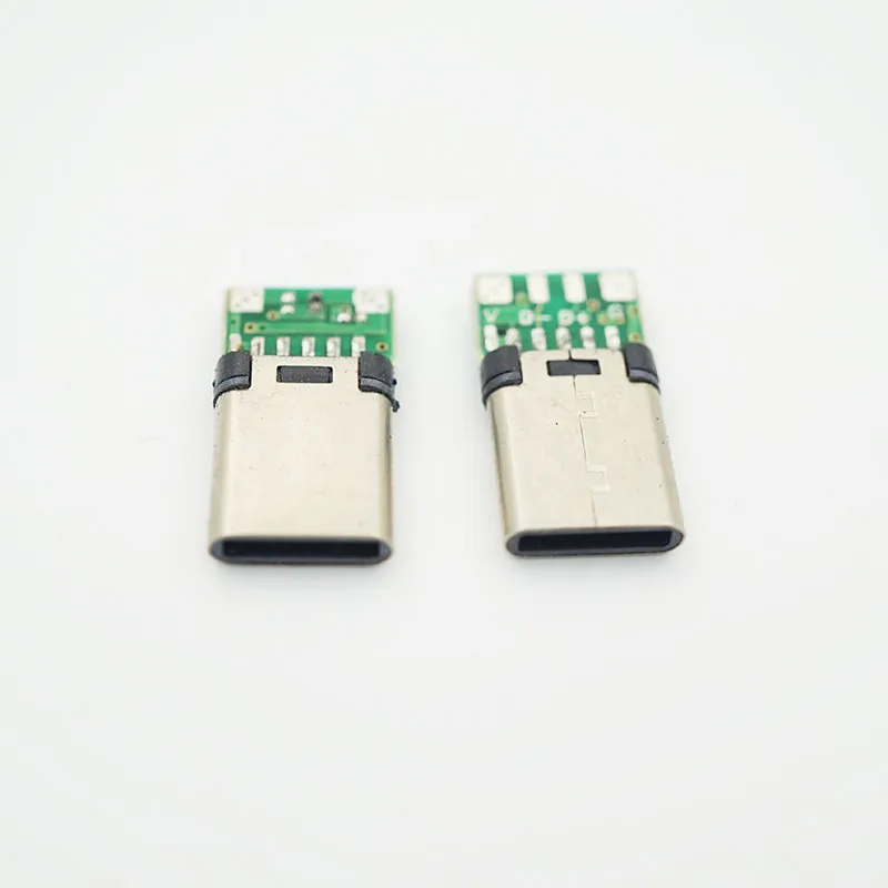 100 шт. C Тип 3 1 USB розетка 10P длинный провод тестовая вилка ведьма PCB|Соединители| |