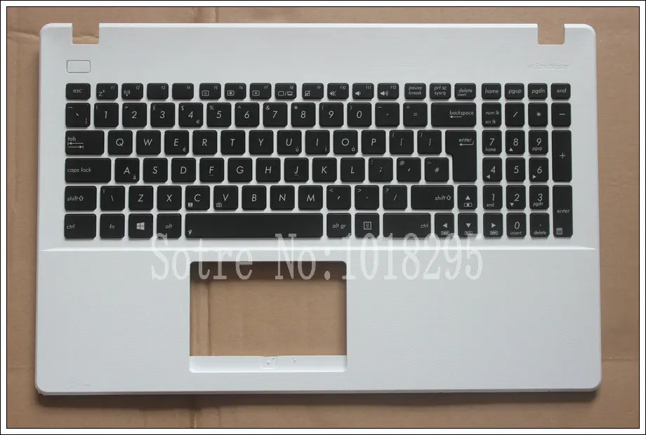 Клавиатура для ноутбука Asus X551 X551C X551M X551S английская раскладка белый корпус|laptop