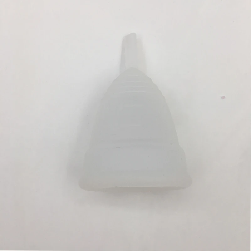 1 PC White-L 2 шт(S+ L) женские чашки для гигиены, многоразовые Медицинские силиконовые гигиенические подушечки для мужчин, чашки для менструального силикона - Цвет: 1 PC White-L