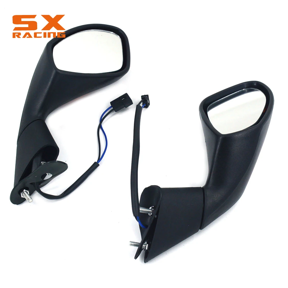 

Motorcycle Street Bike Side Rearview Mirror With Turn Light For Aprilia RSV Mille R 1000 2004-2009