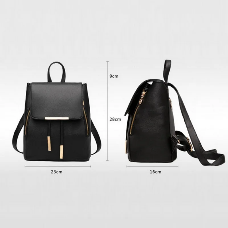 Женский рюкзак из искусственной кожи школьные рюкзаки для подростков Mochila Feminina