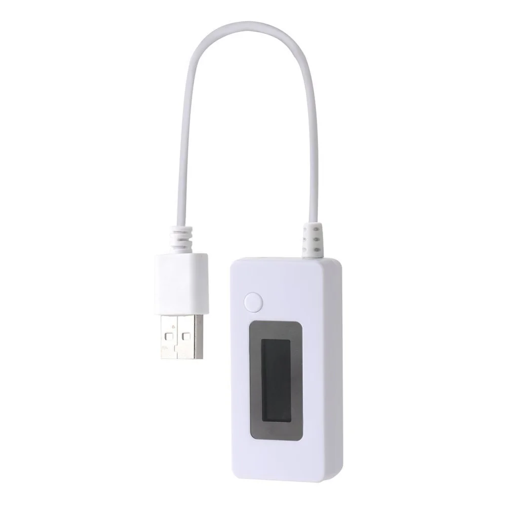 Портативный USB тестер с ЖК дисплеем измеритель емкости и тока для зарядного