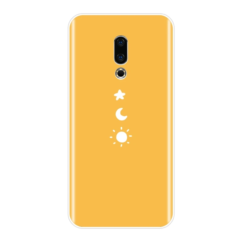 Для Meizu 16th 16x15 Lite 16 Plus чехол для телефона силиконовый желтый кот девочка Звезда