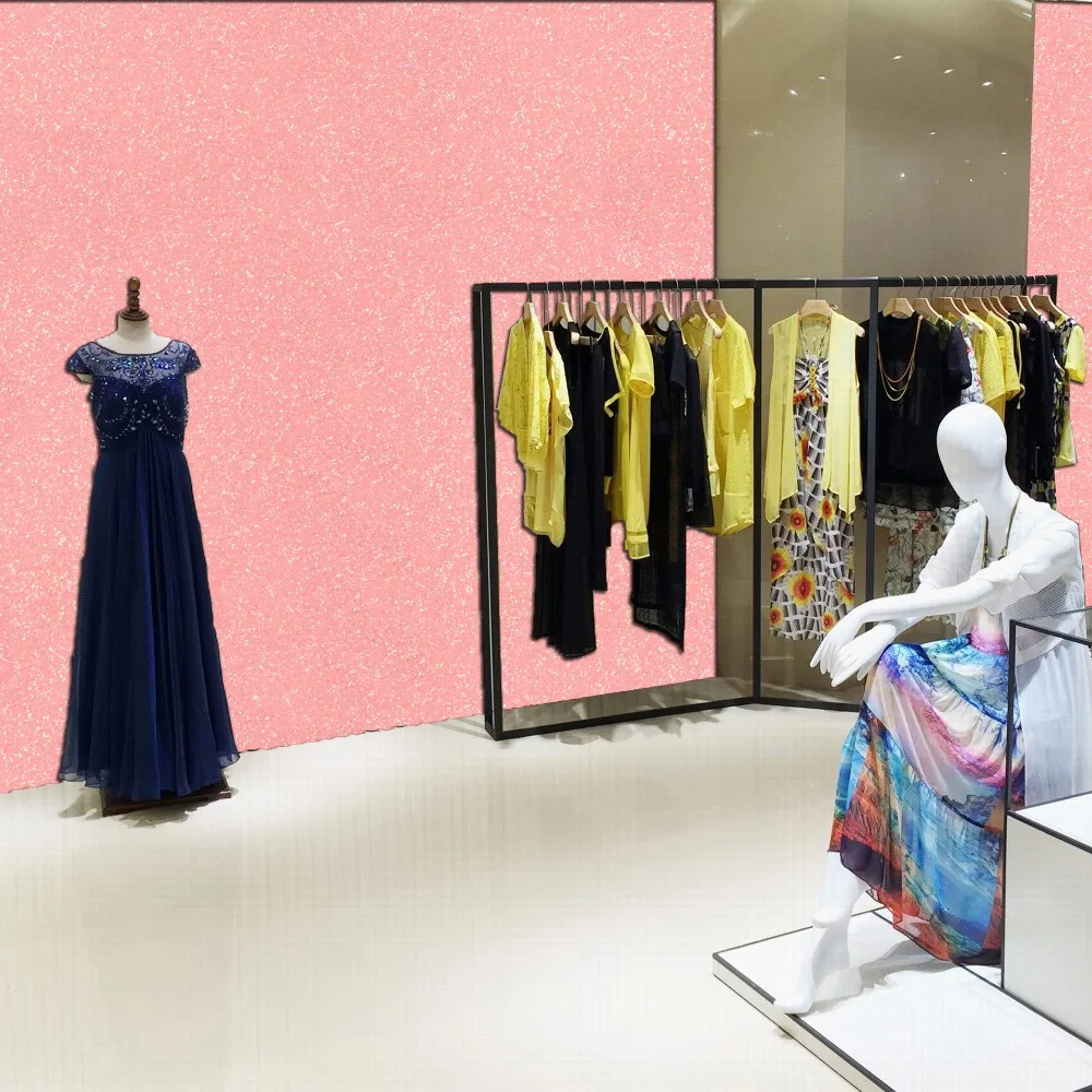 18 м тонкая блестящая ткань акция Современная администрация блестящие обои для