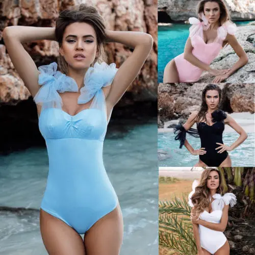 2018 г. Новые пикантные Для женщин комплект бикини пуш-ап бюстгальтер купальный