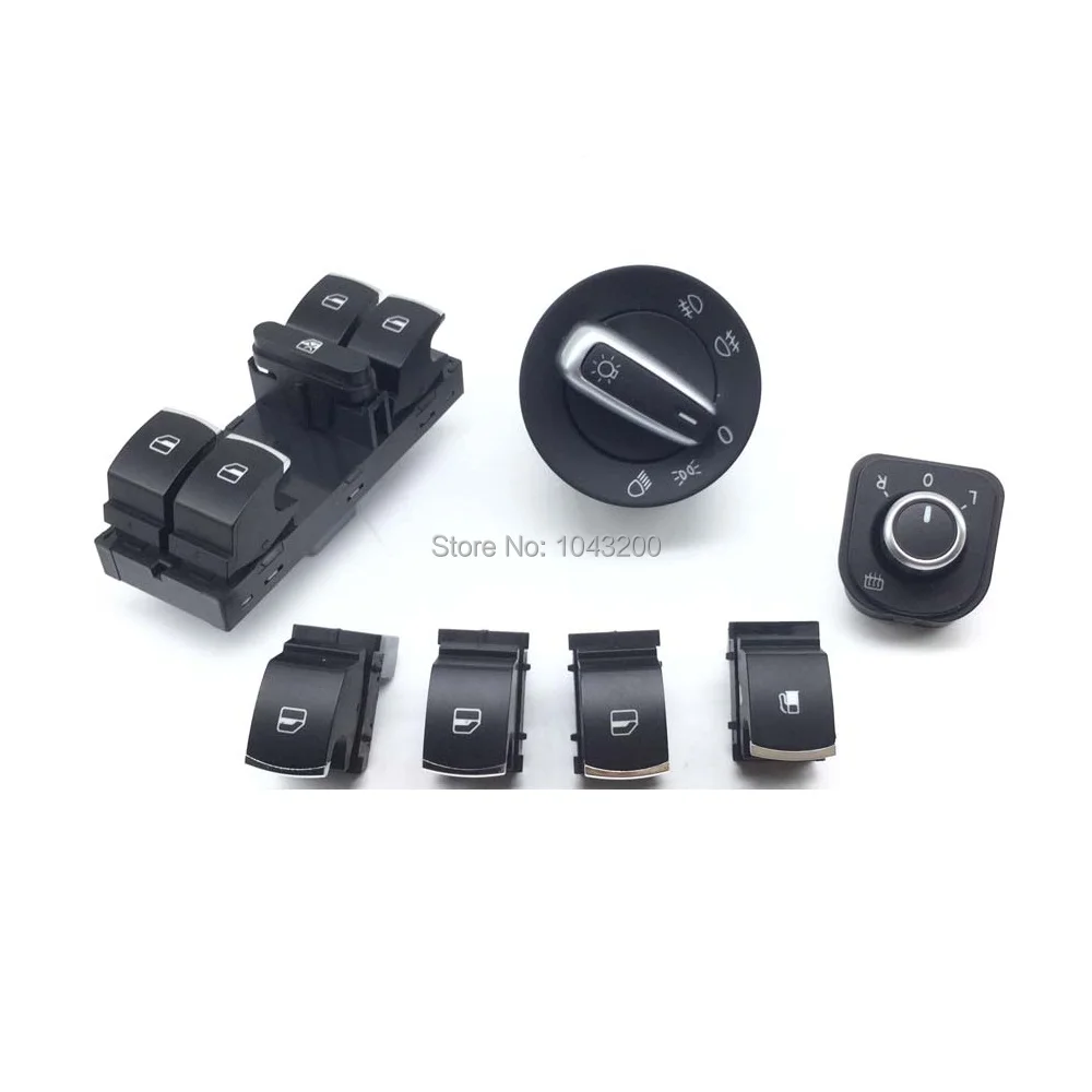 

Переключатель Стеклоподъемника для фар VW Jetta Golf MK5 6 Tiguan RABBIT 5ND959565B 5ND959857 1KD959833 5ND941431A