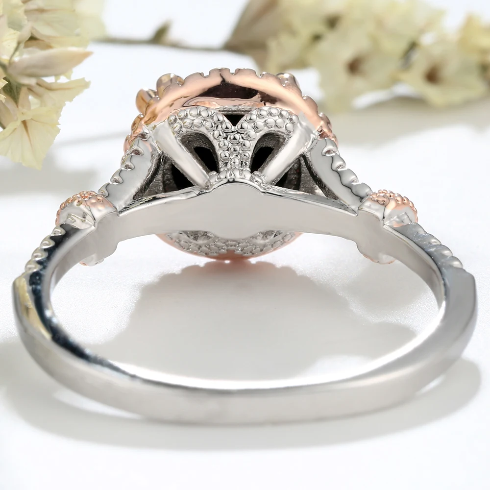 Hainon горячее Серебряное кольцо для женщин обручальное Заполненные ювелирные