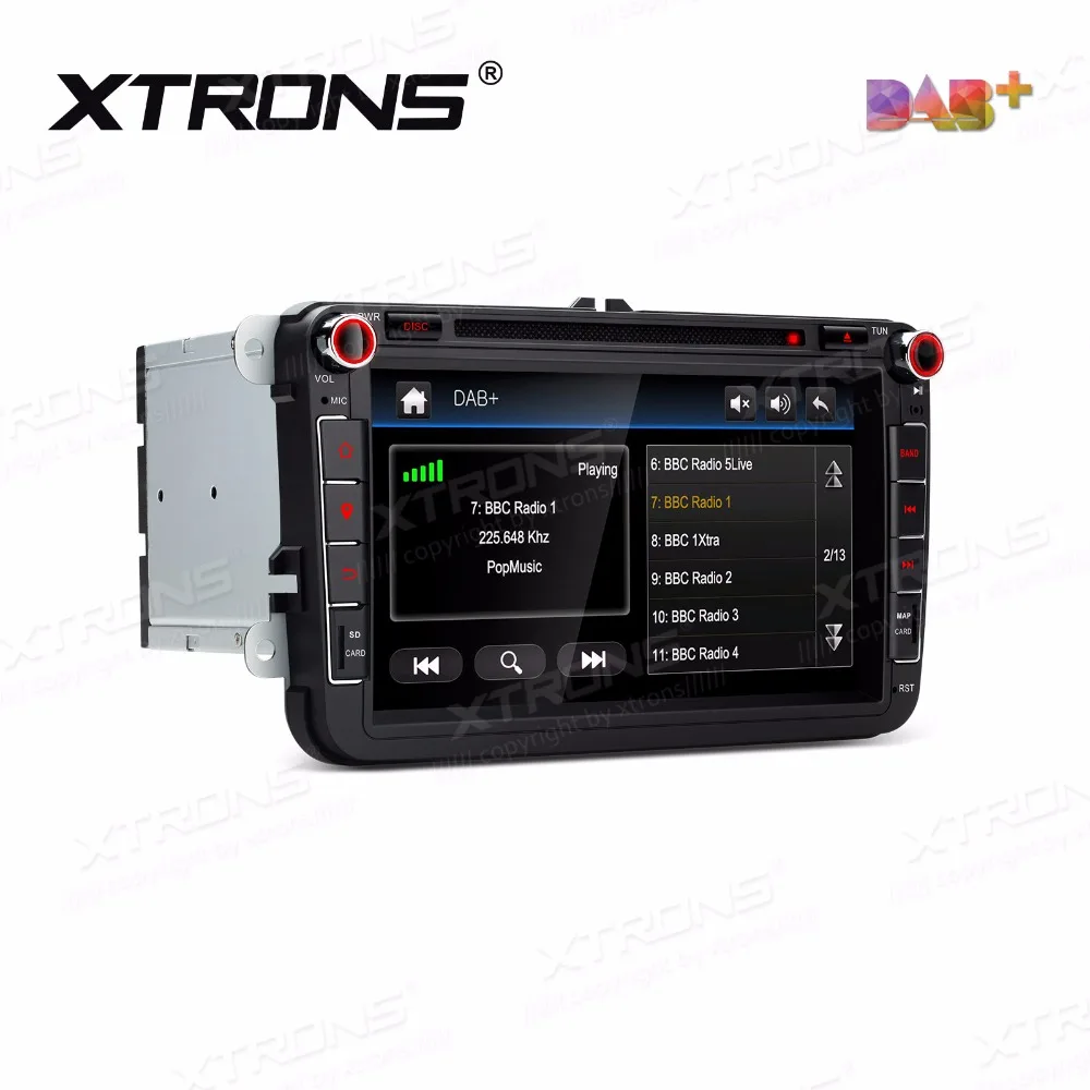 Автомобильный DVD плеер XTRONS 8 дюймов 2 din радио DAB + Canbus GPS навигация для Volkswagen Amarok Beetle