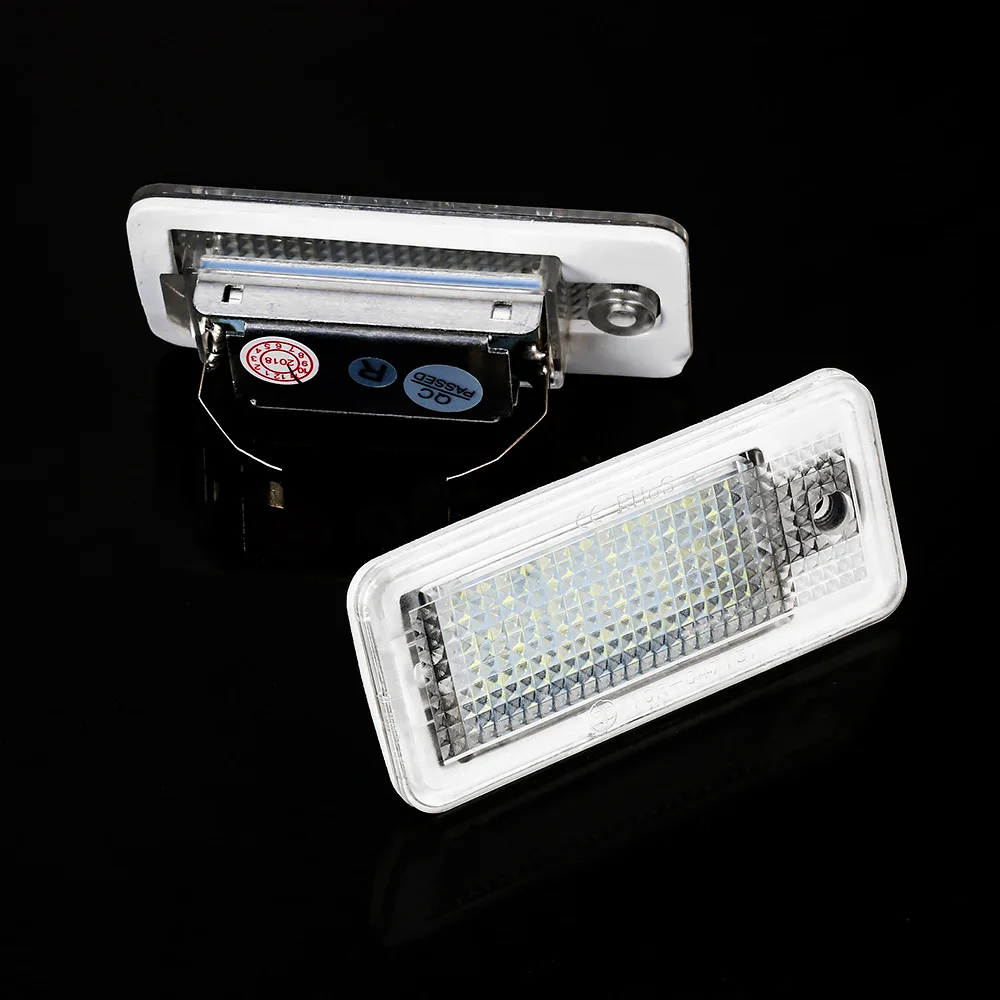 2 шт. Led номерной знак Светильник лампы ошибок лампа для Audi A4 A5 A6 C6 A3 S3 S4 S5 B6 B7 S6 A8 S8 Rs4