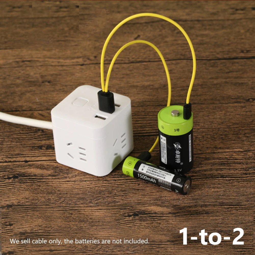 5 V/2A Micro USB зарядный кабель USB 2,0 к Micro USB разветвитель Кабель-1 шт. 1/2/3/4 зарядки шнур для samsung huawei смартфон AA AAA Батарея